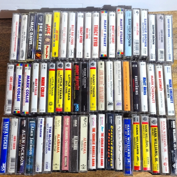 Country Music Variety Cassettes - Picture 1 of 6